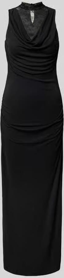 Vero Moda Licht getailleerde maxi-jurk met kant model 'CILJA'