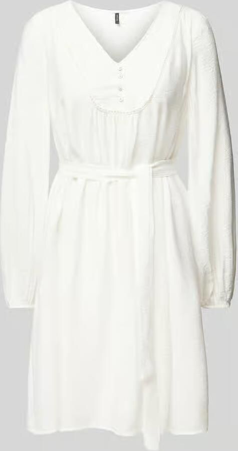 Vero Moda Mini-jurk met strikceintuur model 'MIRA' - Foto 2