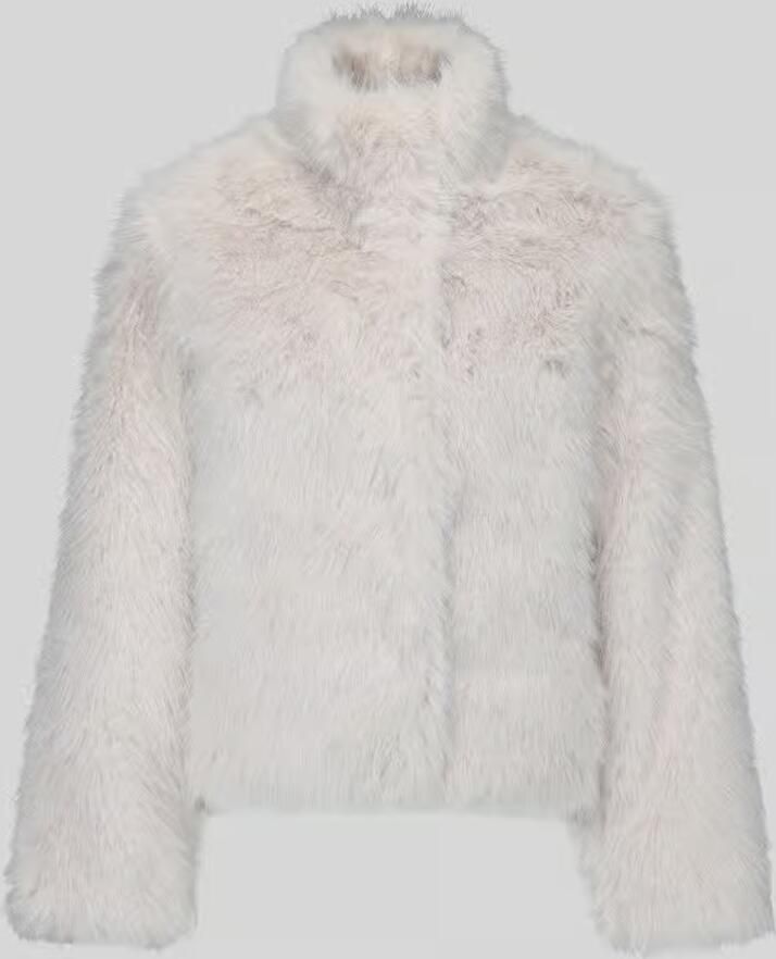Vero Moda Regular fit jack van imitatiebont met opstaande kraag model 'MONROE' - Foto 2