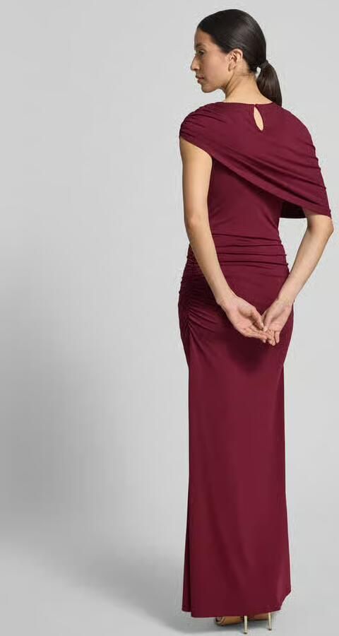Vero Moda Nauwsluitende avondjurk met korte cape model 'KASSANDRA' - Foto 4