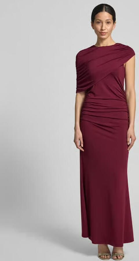 Vero Moda Nauwsluitende avondjurk met korte cape model 'KASSANDRA' - Foto 6