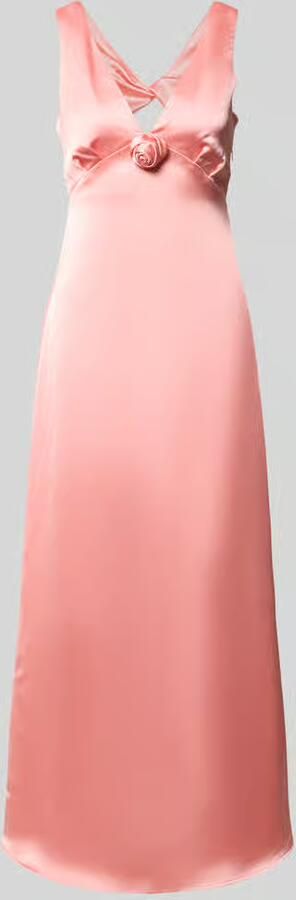 Vero Moda Nauwsluitende avondjurk met rozenapplicatie model 'GIANNA' - Foto 2