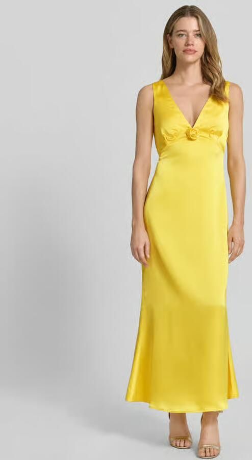 Vero Moda Nauwsluitende avondjurk met rozenapplicatie model 'GIANNA' - Foto 2
