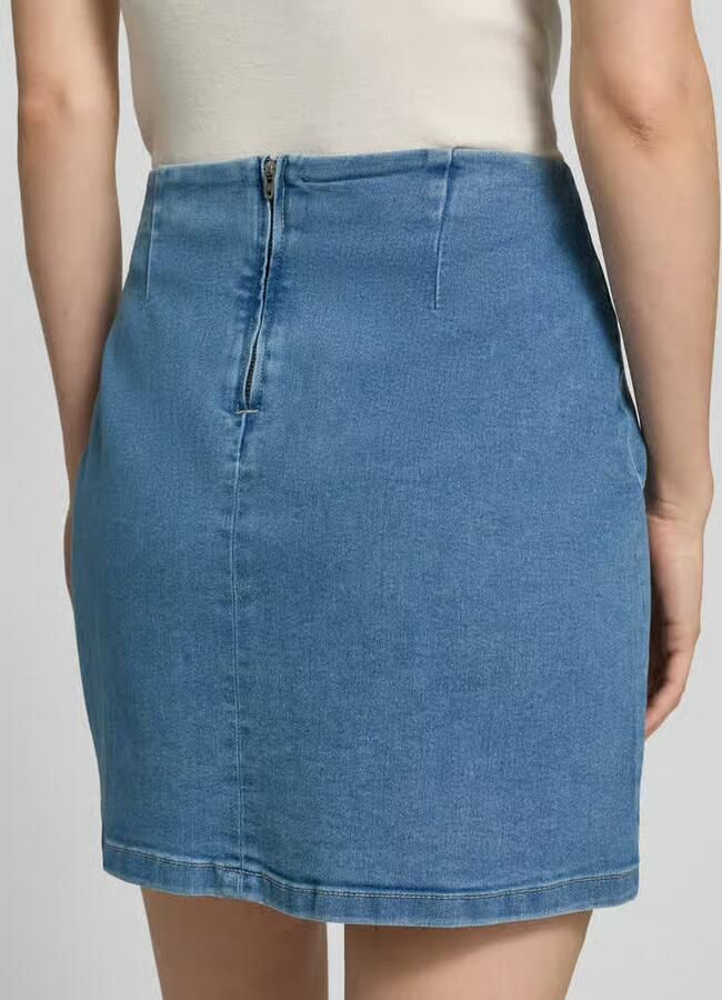 Vero Moda Nauwsluitende jeansrok van katoenmix model 'NELLY' - Foto 6