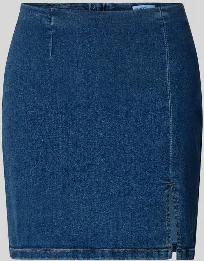 Vero Moda Nauwsluitende jeansrok met split aan de voorkant model 'NELLY' - Foto 4