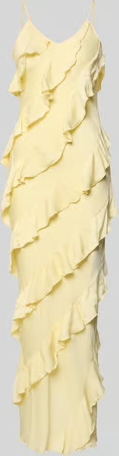 Vero Moda Nauwsluitende maxi-jurk met ruches model 'ICELYN' - Foto 2