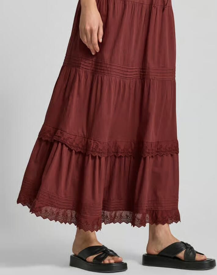 Vero Moda Nauwsluitende maxi-rok van puur katoen model 'SANDY'