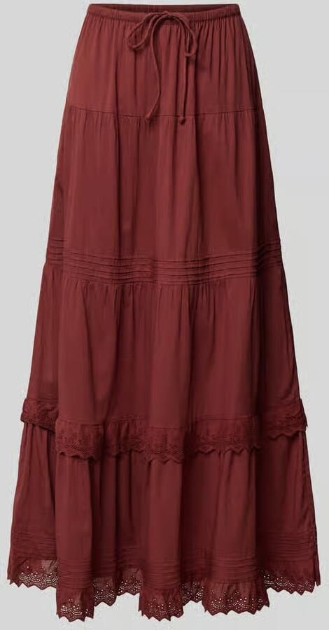 Vero Moda Nauwsluitende maxi-rok van puur katoen model 'SANDY' - Foto 2