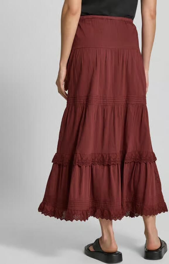 Vero Moda Nauwsluitende maxi-rok van puur katoen model 'SANDY' - Foto 2