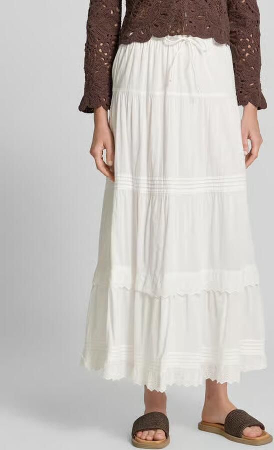 Vero Moda Nauwsluitende maxi-rok van puur katoen model 'SANDY' - Foto 3