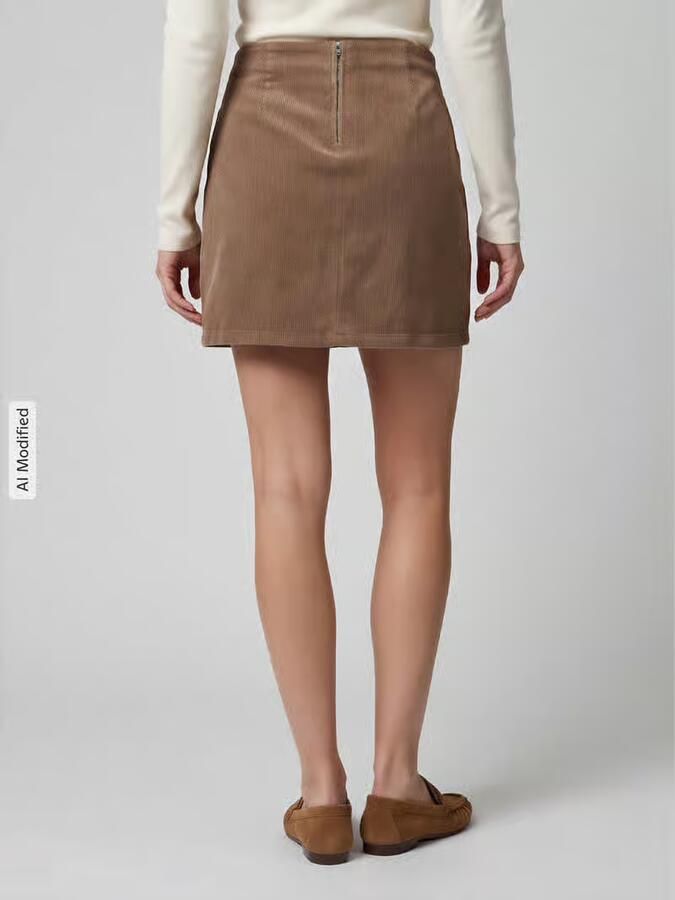 Vero Moda Nauwsluitende minirok van katoenmix model 'LULA' - Foto 9