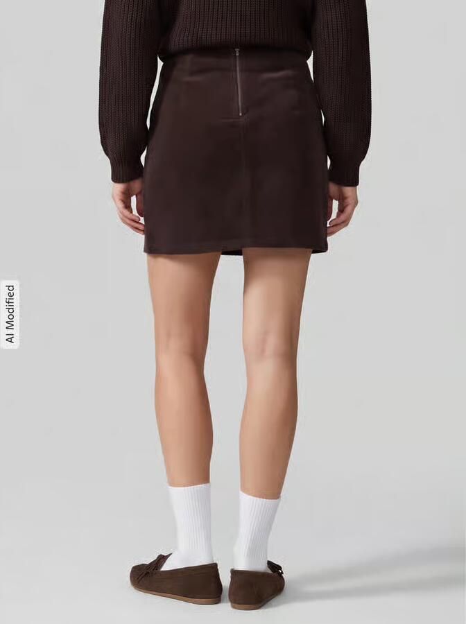 Vero Moda Nauwsluitende minirok van katoenmix model 'LULA' - Foto 3