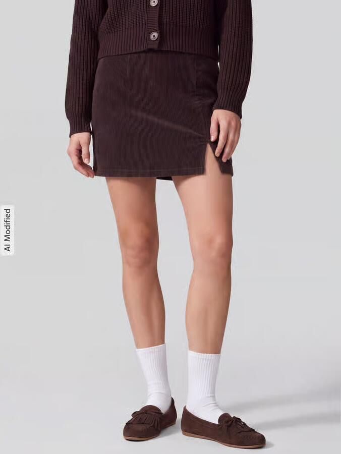 Vero Moda Nauwsluitende minirok van katoenmix model 'LULA' - Foto 2