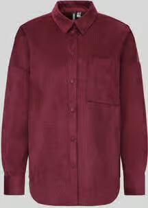 Vero Moda oversized fit blouse met lange mouwen met borstzak model 'SANNE'
