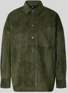 Vero Moda oversized fit blouse met lange mouwen met borstzak model 'SANNE'
