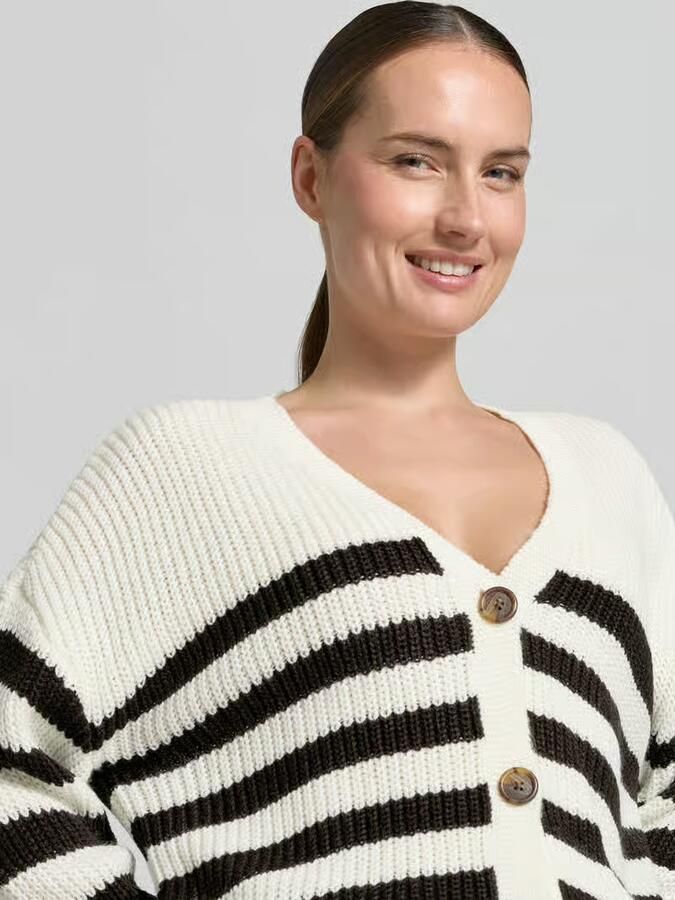 Vero Moda Regular fit gebreid jack met ballonmouwen model 'LEA' - Foto 10
