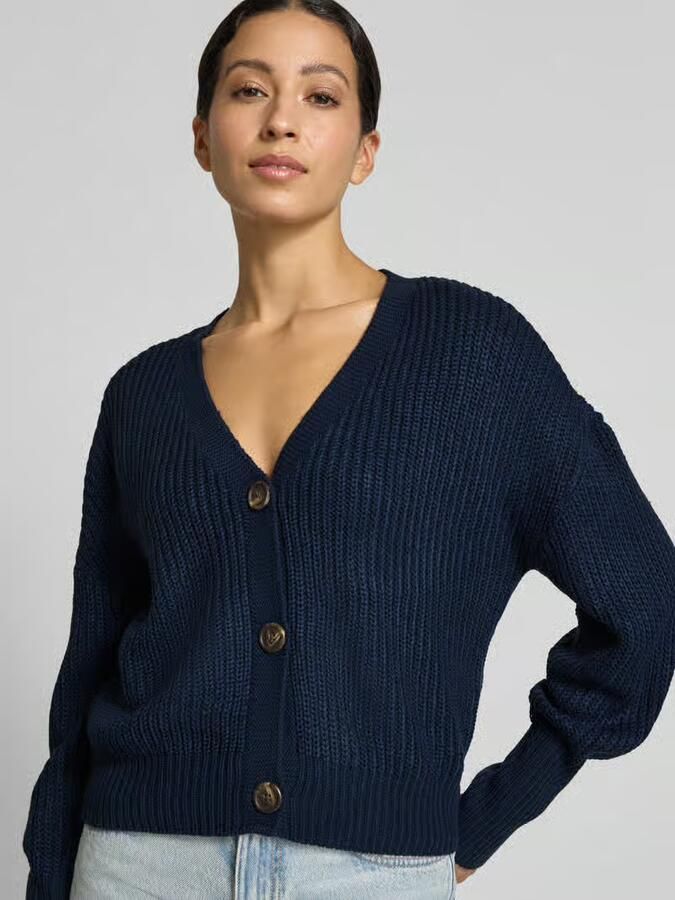 Vero Moda Loose fit gebreid jack met sierknopen model 'LEA' - Foto 2