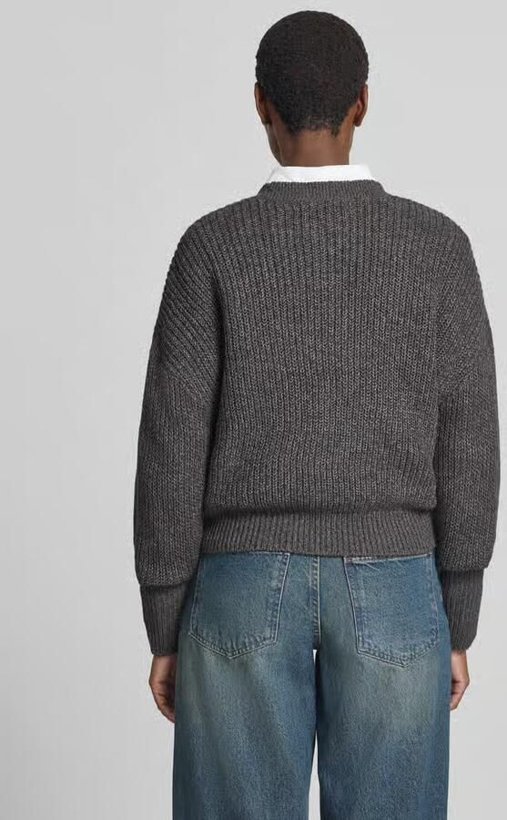 Vero Moda Loose fit gebreid jack met sierknopen model 'LEA' - Foto 7