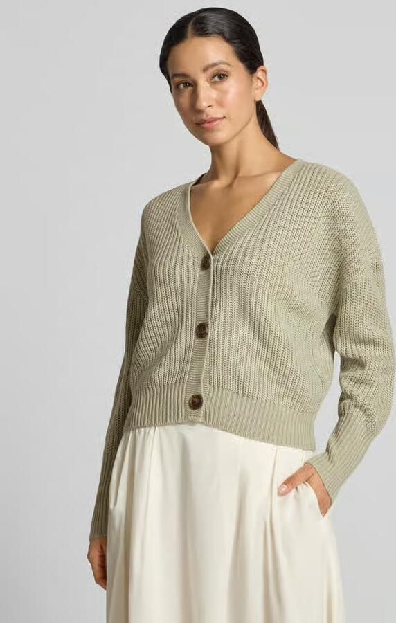 Vero Moda Oversized gebreid jack met v-hals model 'LEA' - Foto 9