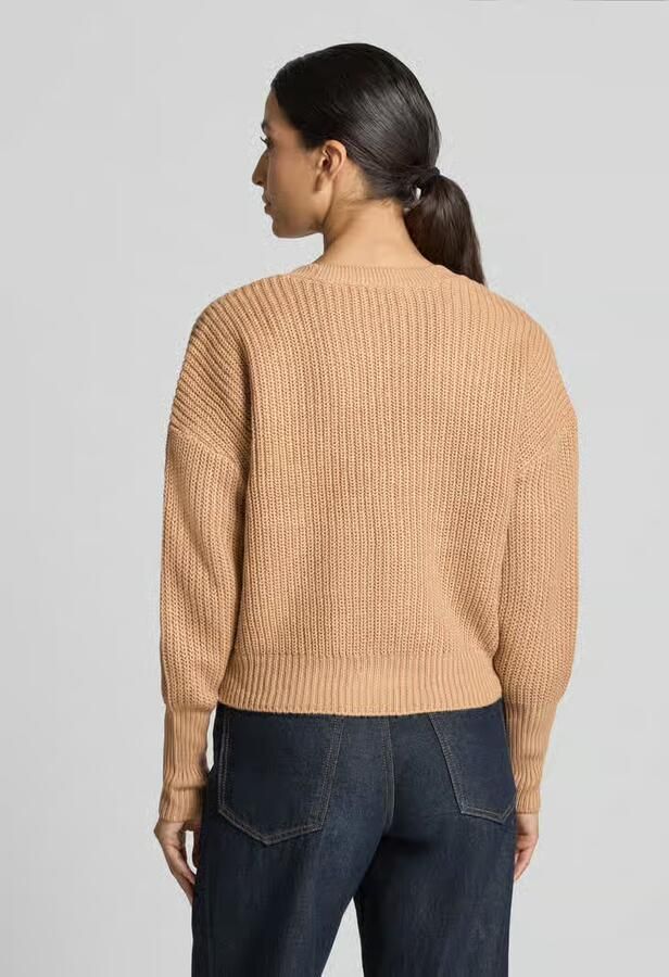 Vero Moda Regular fit gebreid jack met sierknopen model 'LEA' - Foto 8
