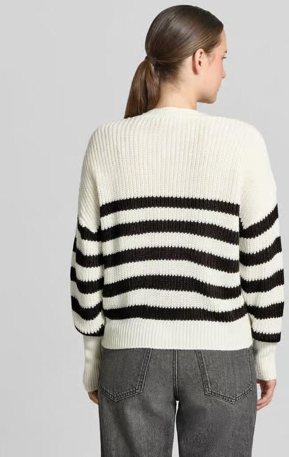 Vero Moda Regular fit gebreid jack met ballonmouwen model 'LEA' - Foto 10