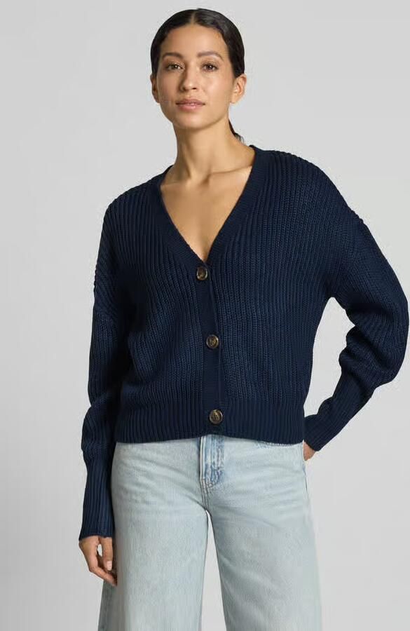 Vero Moda Loose fit gebreid jack met sierknopen model 'LEA' - Foto 2