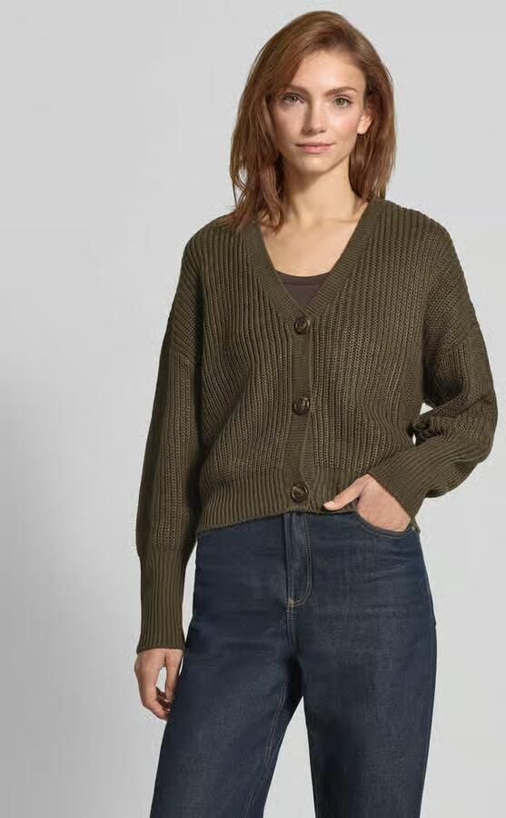 Vero Moda Oversized gebreid jack met v-hals model 'LEA' - Foto 3