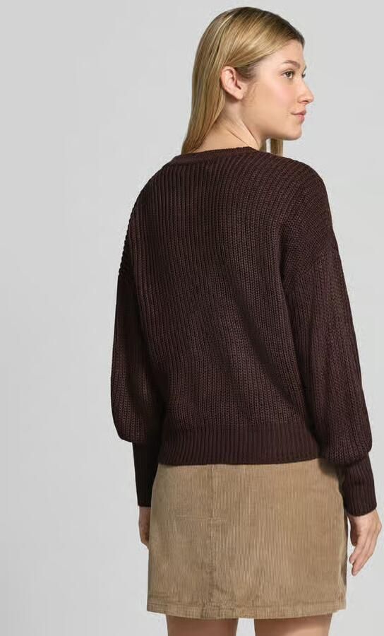 Vero Moda Oversized gebreid jack met v-hals model 'LEA' - Foto 2