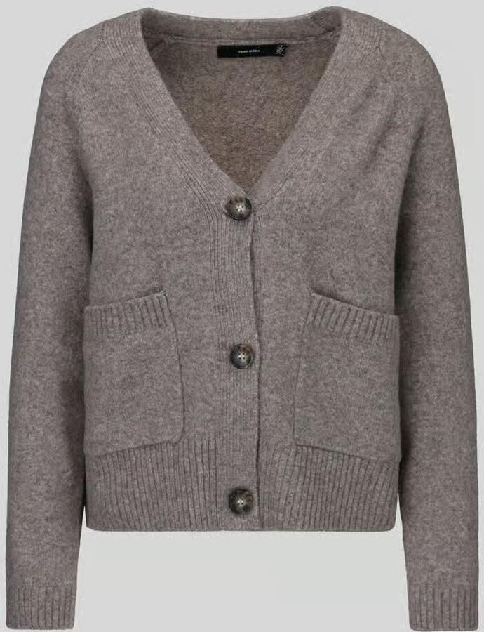 Vero Moda Vest VMBOOM LS V-NECK BUTTON CARDIGAN GA NOOS - Foto 4