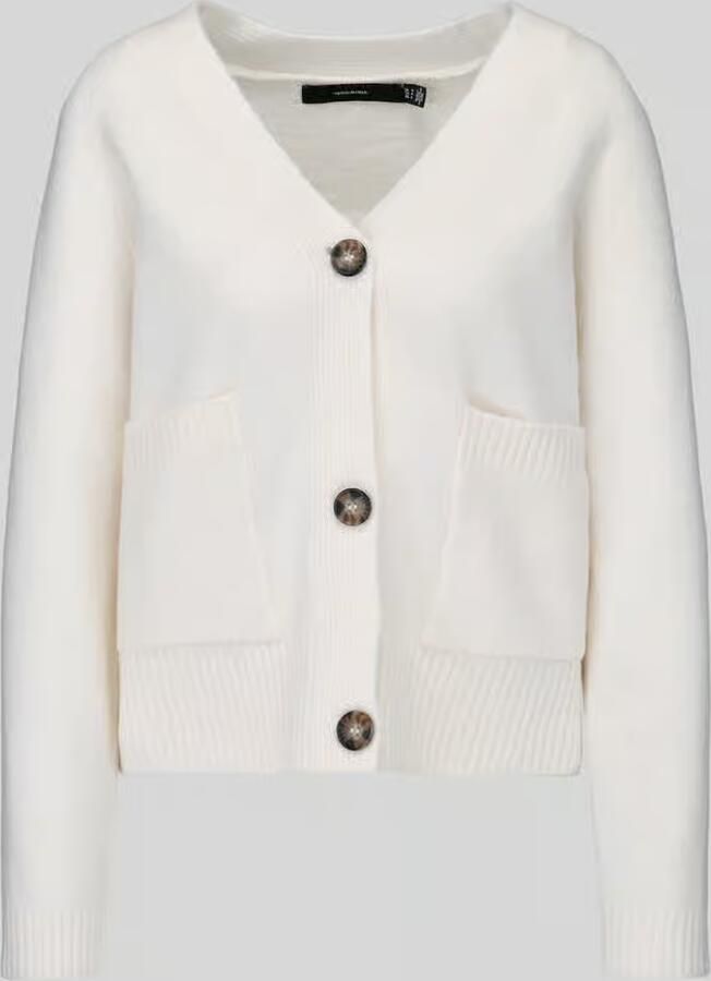 Vero Moda Comfort fit gebreid jack met V-hals model 'BOOM' - Foto 10