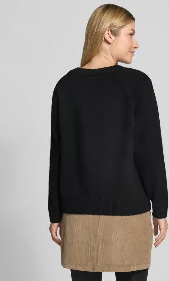Vero Moda Comfort fit gebreid jack met V-hals model 'BOOM' - Foto 4