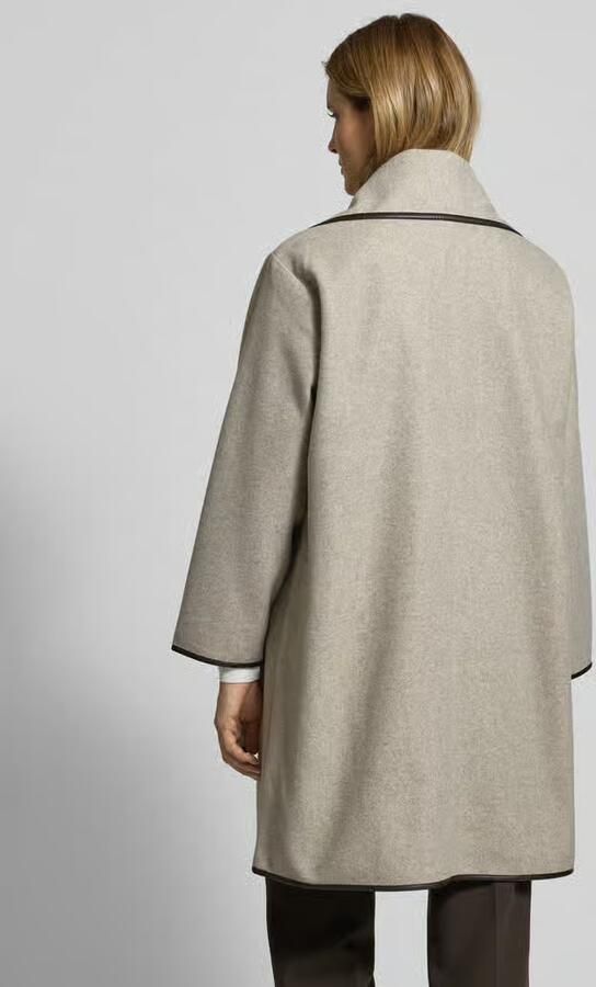 Vero Moda Oversized lange jas met sjaalkraag model 'FORTUNE MANJA'