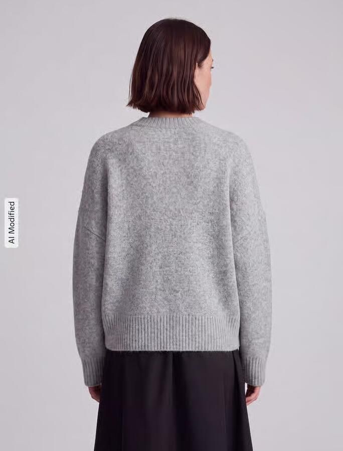 Vero Moda Gebreide trui VMBOOM LS O-NECK PULLOVER GA NOOS - Foto 3