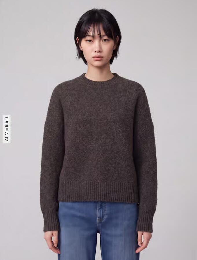 Vero Moda Gebreide trui VMBOOM LS O-NECK PULLOVER GA NOOS - Foto 3