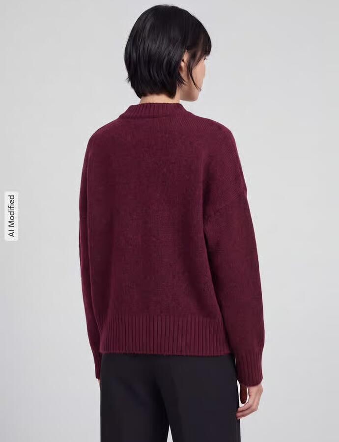 Vero Moda Gebreide trui VMBOOM LS O-NECK PULLOVER GA NOOS - Foto 3