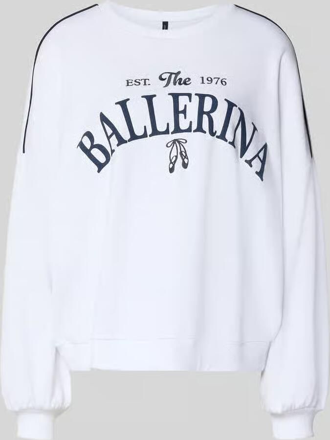 Vero Moda oversized sweatshirt van katoenmix model 'JAMIE' - Foto 4