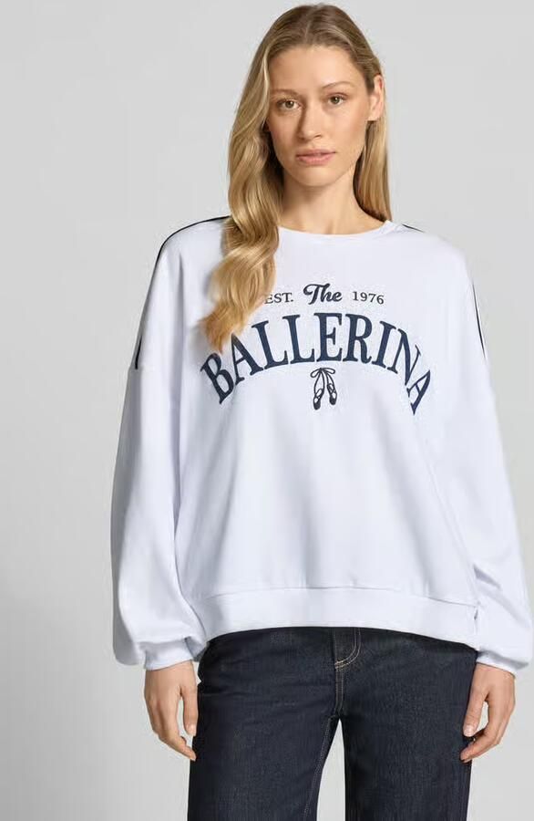 Vero Moda oversized sweatshirt van katoenmix model 'JAMIE' - Foto 4