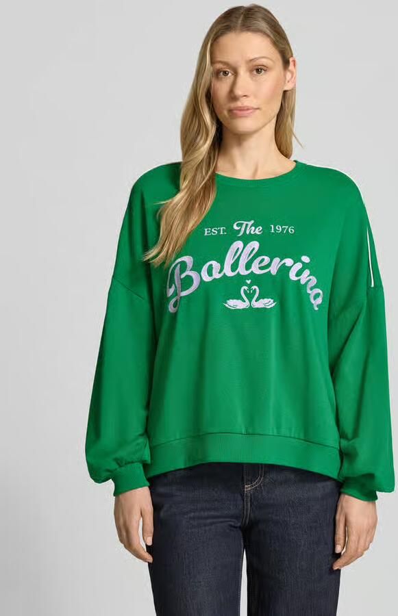 Vero Moda oversized sweatshirt van katoenmix model 'JAMIE' - Foto 6