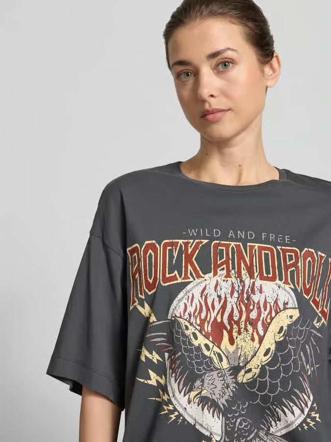 Vero Moda Oversized T-shirt van puur katoen model 'LILIE'