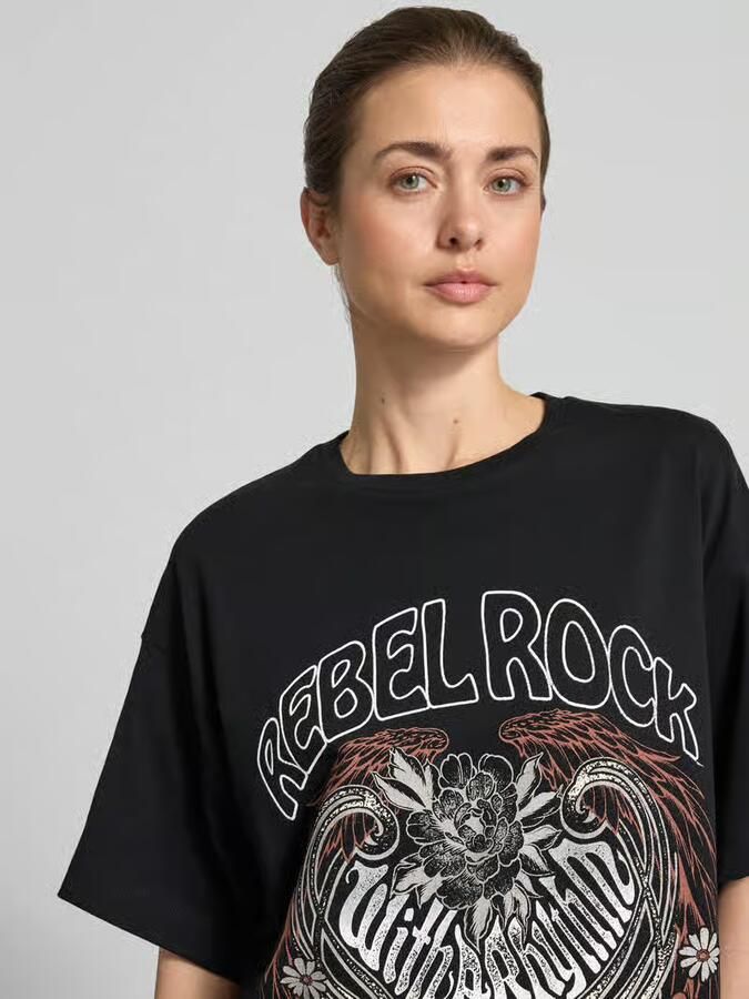 Vero Moda Oversized T-shirt van puur katoen model 'LILIE'