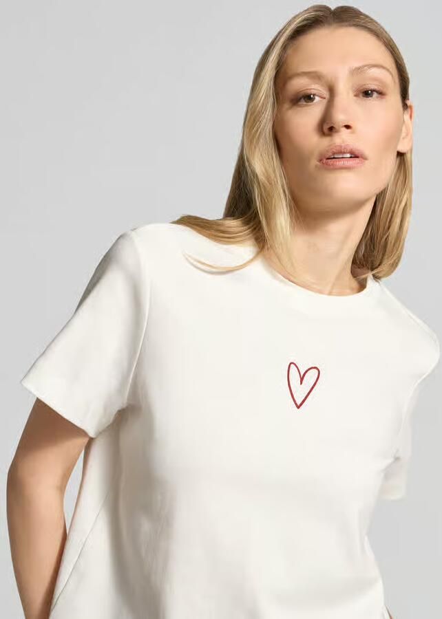 Vero Moda Oversized T-shirt van puur katoen model 'SARA METTE' - Foto 3