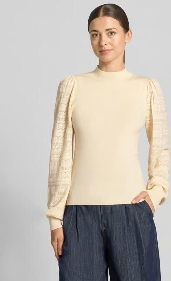 Vero Moda Gebreide trui VMNEWLIMONE LS HIGHNECK PULLOVER BOO - Foto 8