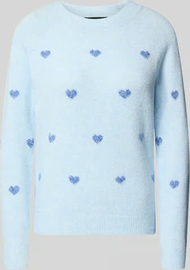 Vero Moda Regular fit gebreide pullover met intarsia model 'DOFFY INTARSIA'