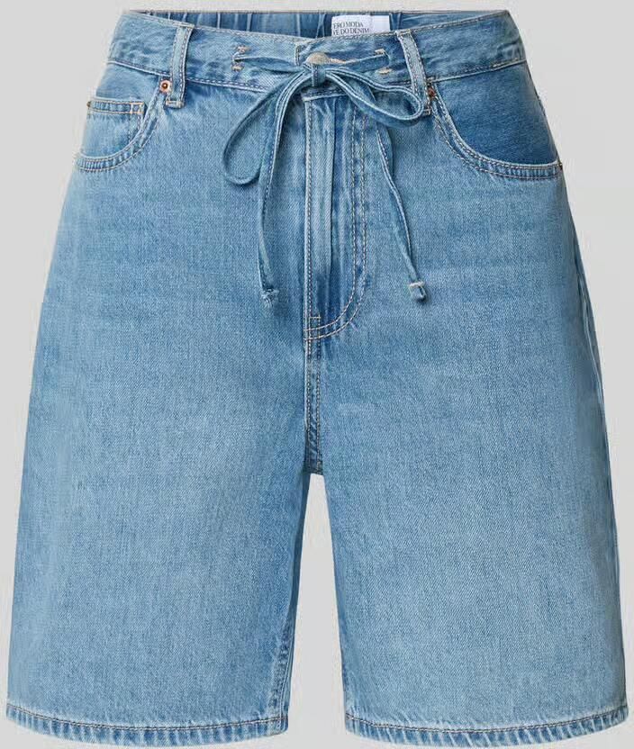 Vero Moda Relaxed fit korte jeans van een mix van katoen en lyocell model 'VILLA' - Foto 2