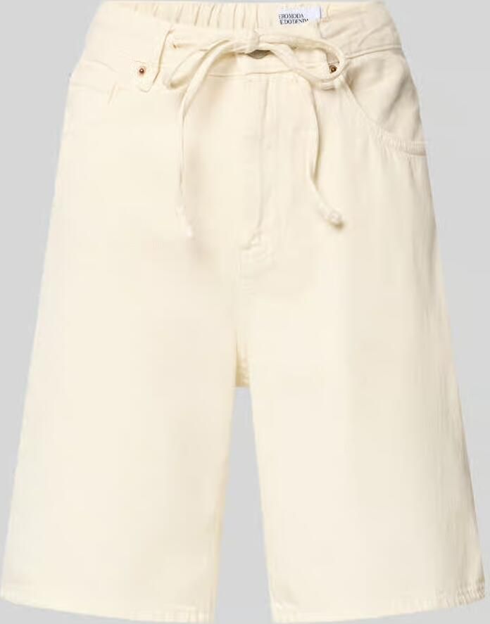 Vero Moda regular fit bermuda s van mix van katoen en lyocell model 'VILLA' - Foto 3