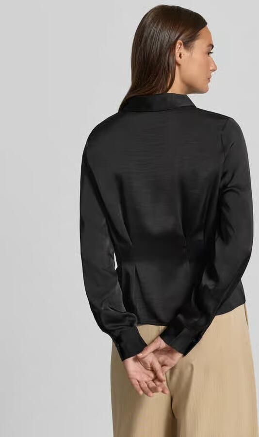 Vero Moda regular fit blouse met lange mouwen in satijnlook model 'MIRO' - Foto 3