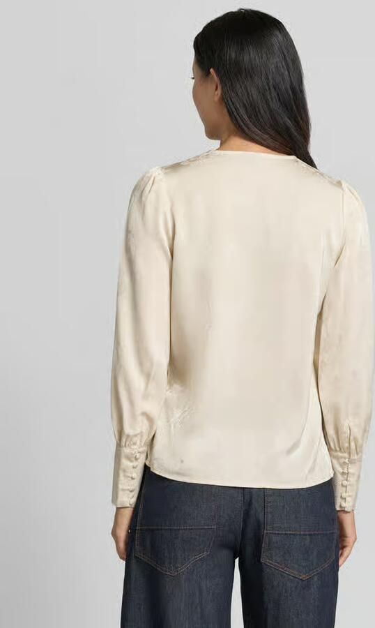 Vero Moda Regular Fit blouse met lange mouwen met v-hals - Foto 3