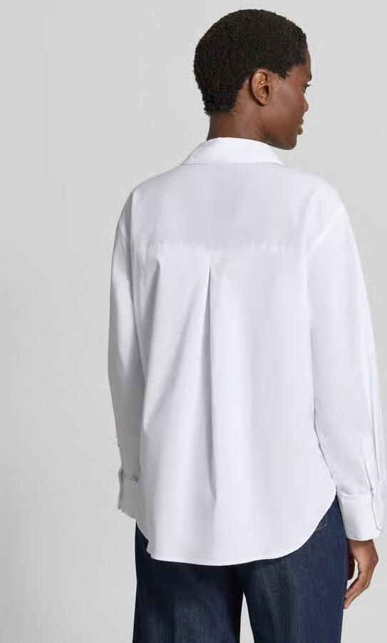 Vero Moda Regular fit blouse met lange mouwen van katoenmix model 'LOTUS' - Foto 3