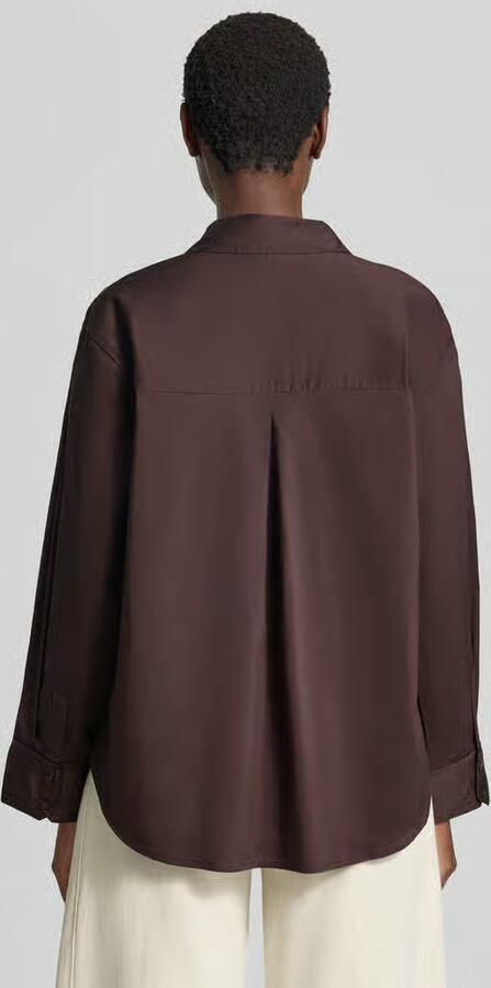 Vero Moda Regular fit blouse met lange mouwen van katoenmix model 'LOTUS' - Foto 3