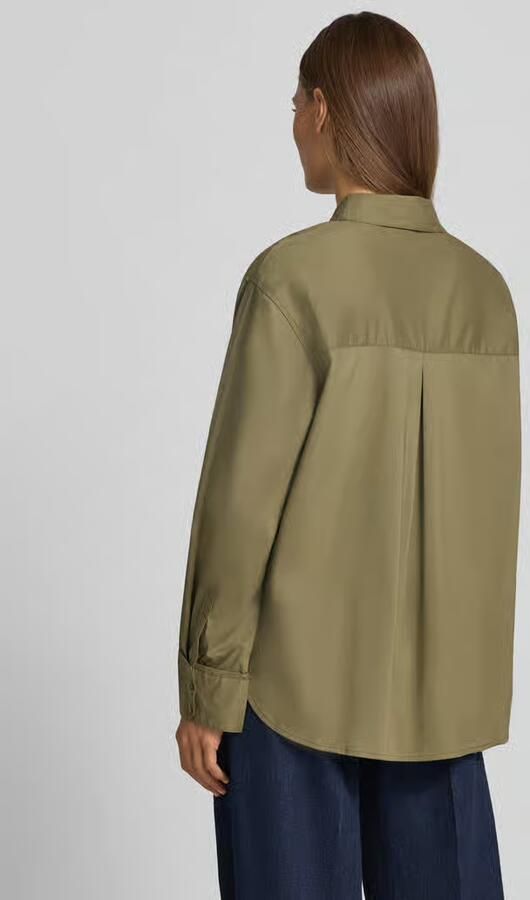 Vero Moda Regular fit blouse met lange mouwen van katoenmix model 'LOTUS' - Foto 3